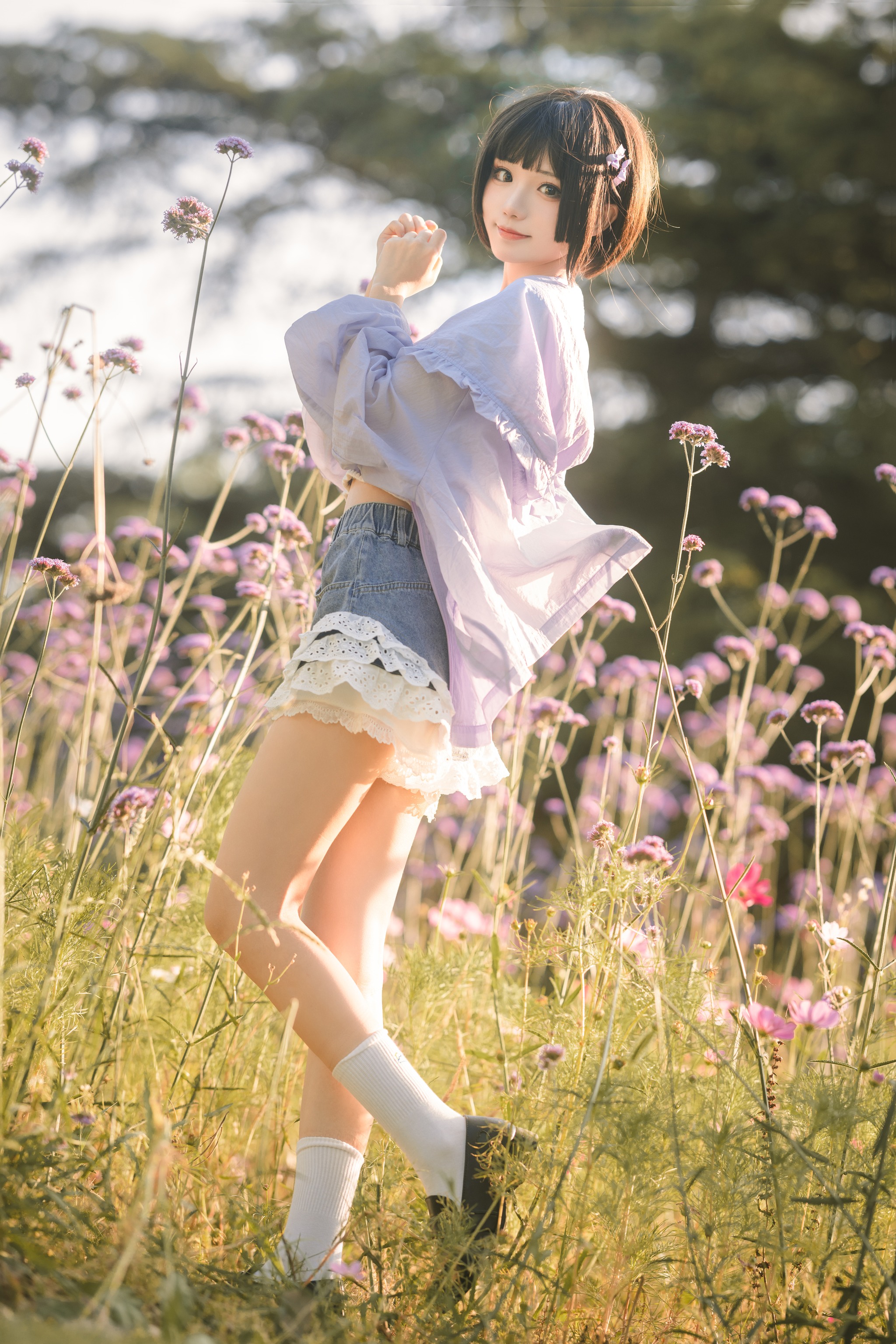 图片[1]-花柒Hana – NO.029 马鞭草 [15P]-XikXak